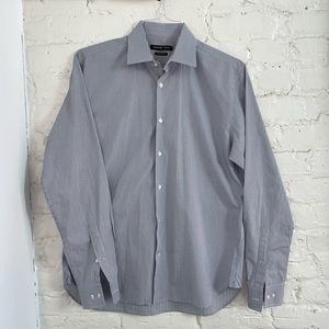 Michael Kors Plaid Luxe Cotton Dress Shirt